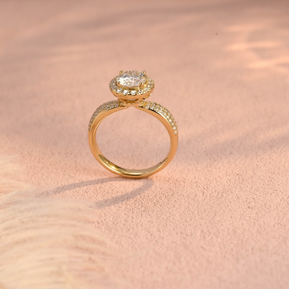 IGI Certified 1-5 Carat Round Brilliant Lab Grown Diamond Ring - D VS1 Ideal Cut - 14K 18K Gold & Platinum