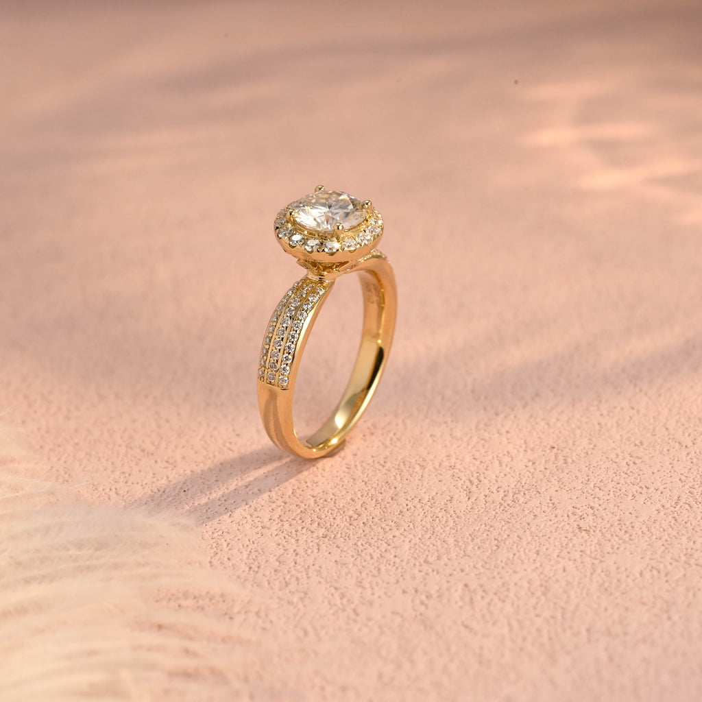 IGI Certified 1-5 Carat Round Brilliant Lab Grown Diamond Ring | D VS1 Ideal Cut | 14K 18K Gold & Platinum