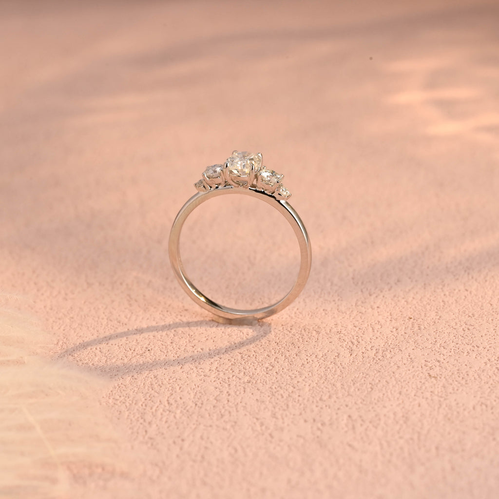 IGI Certified 1-5 Carat Oval Cut Lab Grown Diamond Ring | D VS1 EX | 14K 18K Gold & Platinum