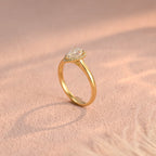IGI Certified 1-5 Carat Pear Shaped Lab Grown Diamond Ring | D VS1 EX | 14K 18K Gold & Platinum