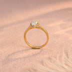 IGI Certified 1-5 Carat Pear Shaped Lab Grown Diamond Ring | D VS1 EX | 14K 18K Gold & Platinum