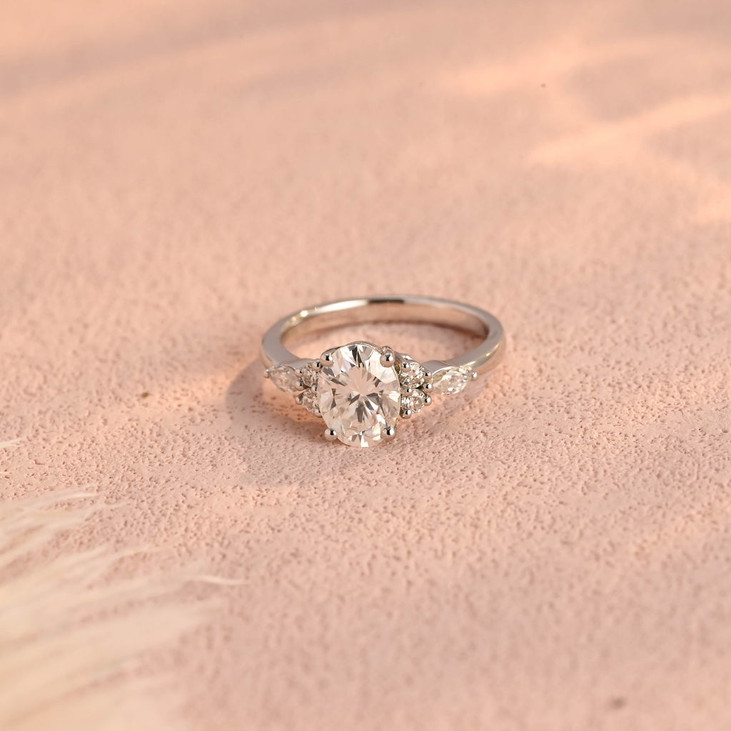 IGI Certified 1-5 Carat Oval Cut Lab Grown Diamond Ring | D VS1 EX | 14K 18K Gold & Platinum