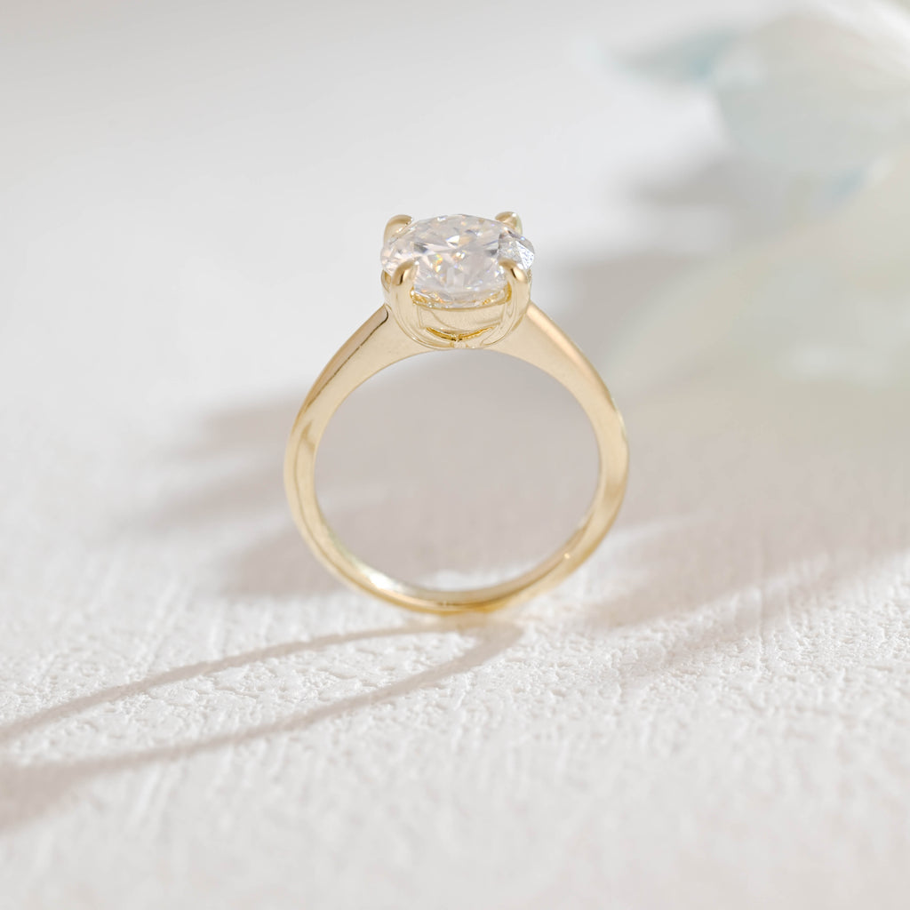 IGI Certified 1-5 Carat Round Brilliant Lab Grown Diamond Ring | D VS1 Ideal Cut | 14K 18K Gold