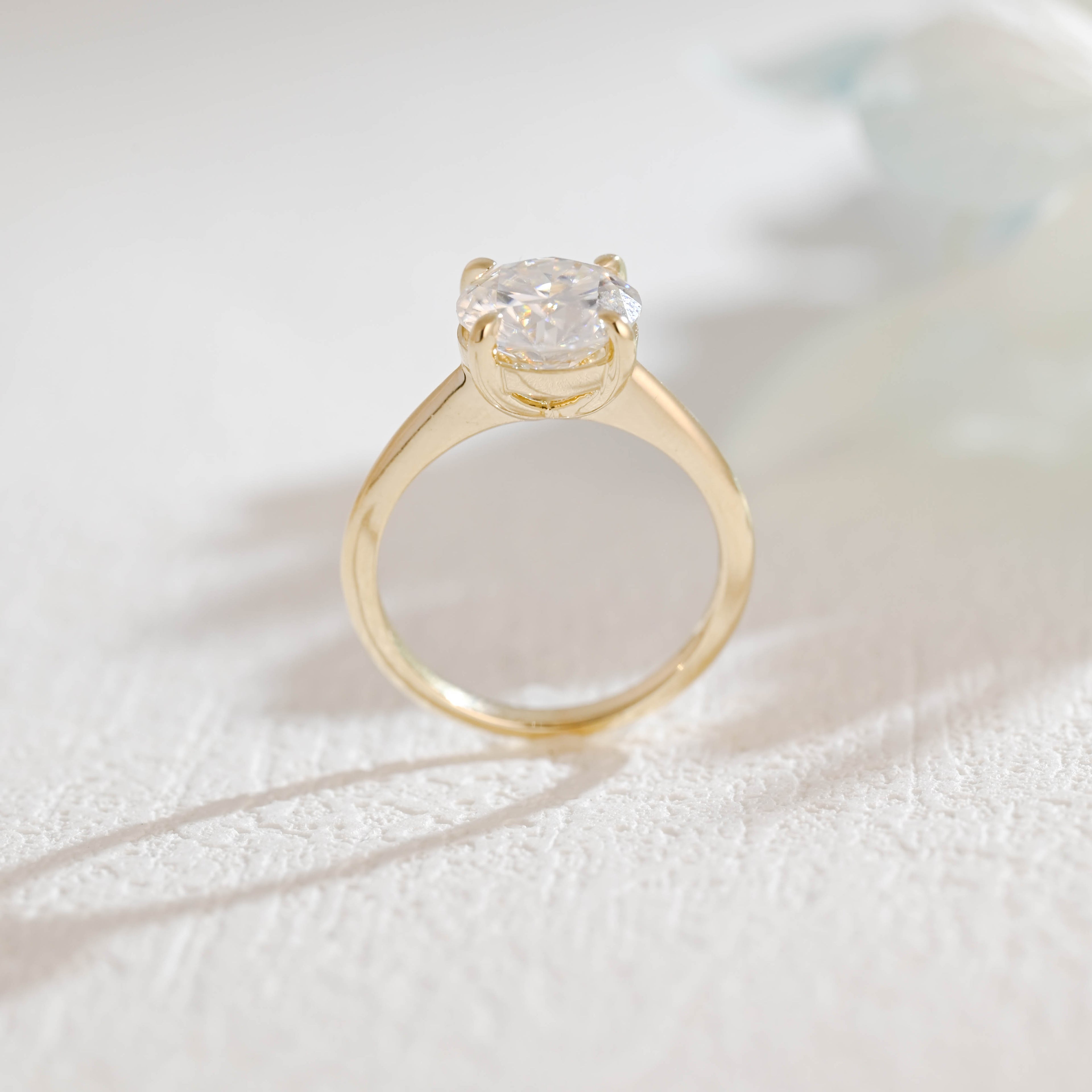 IGI Certified 1-5 Carat Round Brilliant Lab Grown Diamond Ring | D VS1 Ideal Cut | 14K 18K Gold