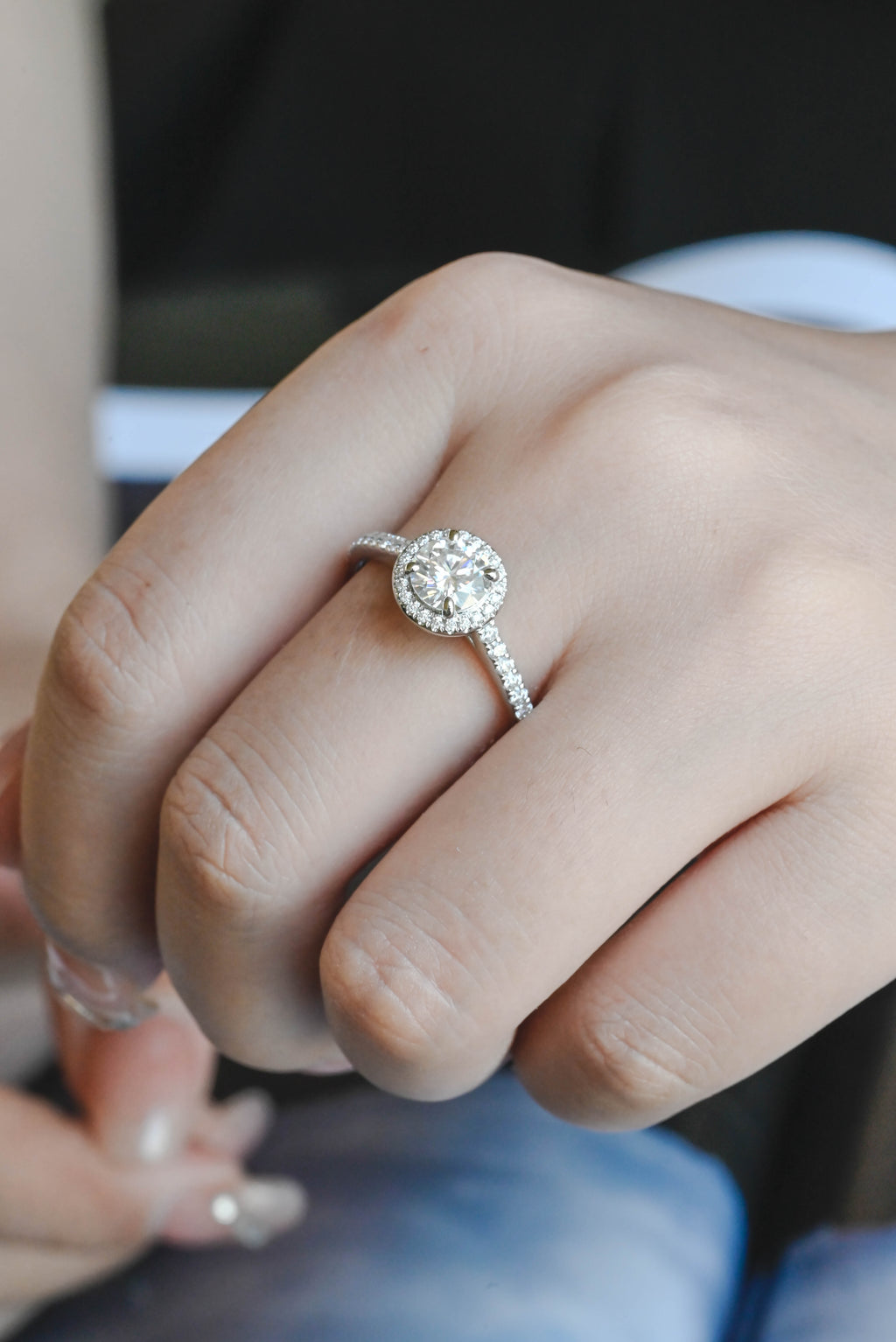 IGI Certified 1-5 Carat Round Brilliant Lab Grown Diamond Ring | D VS1 Ideal Cut | 14K 18K Gold & Platinum
