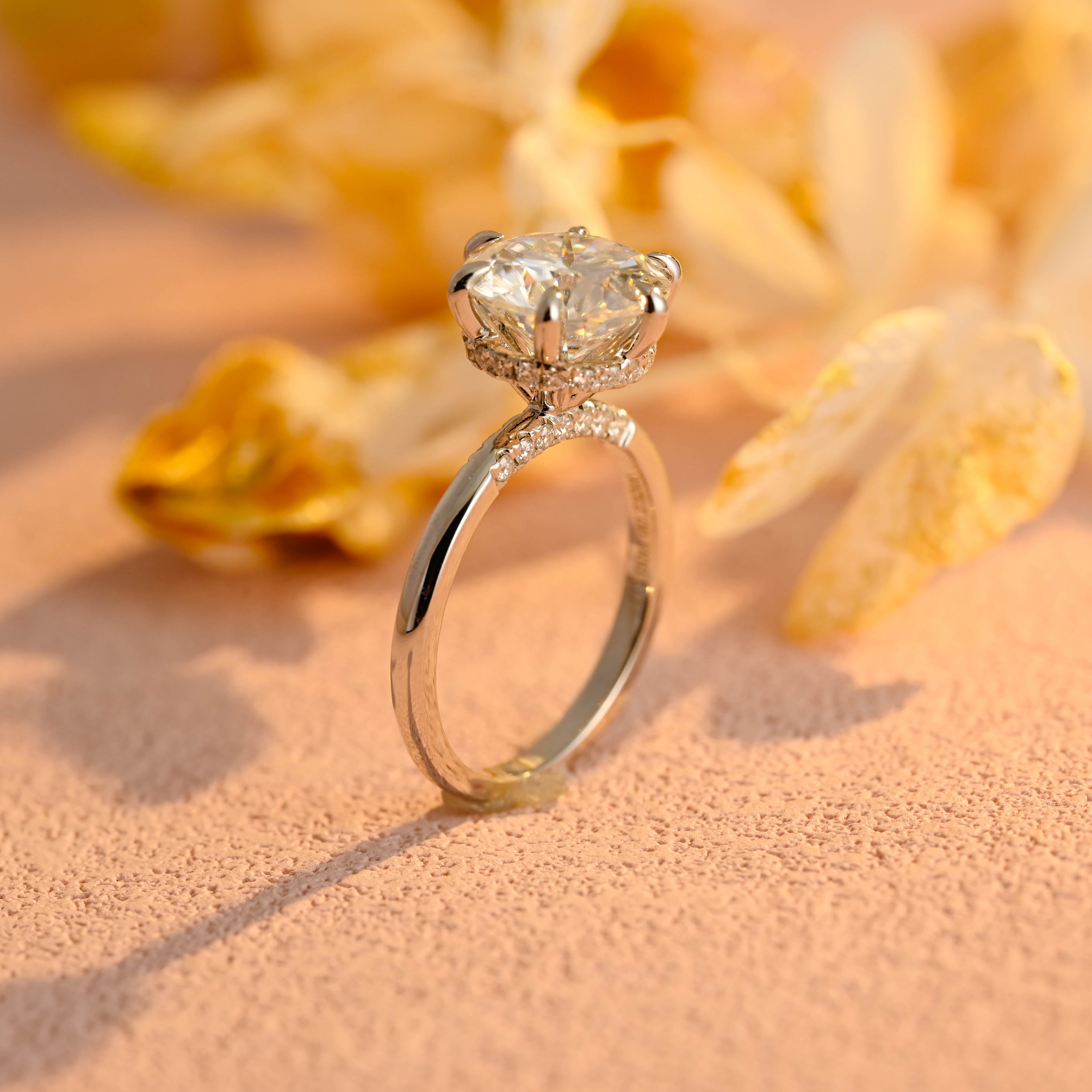IGI Certified 1-5 Carat Round Brilliant Lab Grown Diamond Ring | D VS1 Ideal Cut | 14K 18K Gold & Platinum
