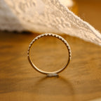 Premium Round Brilliant Lab Grown Diamond Half-Eternity Band | D-E VVS-VS | 14K 18K Gold & Platinum