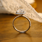 IGI Certified 1-3 Carat Cushion Cut Lab Grown Diamond Ring | D VS1 EX | 14K 18K Gold& Platinum