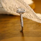IGI Certified 1-3 Carat Cushion Cut Lab Grown Diamond Ring | D VS1 EX | 14K 18K Gold& Platinum