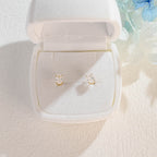 IGI Certified Oval Cut Lab Grown Diamond Stud Earrings | D VS1 EX | 1-3 CTW | 14K 18K Gold