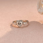 IGI Certified Heart Shaped Lab Grown Diamond Ring | 1-3 CT | D VS1 EX | 14K 18K Gold & Platinum