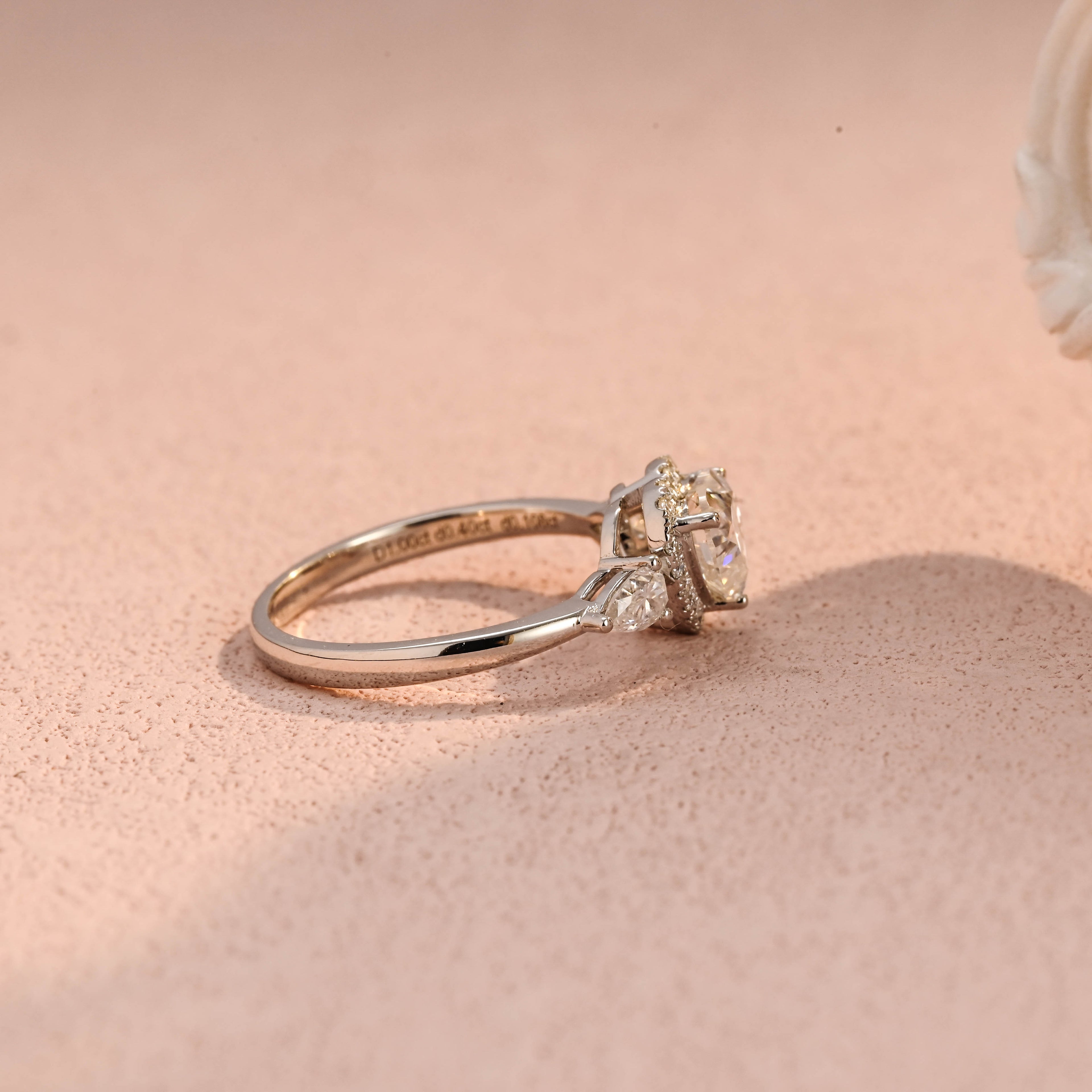 IGI Certified Heart Shaped Lab Grown Diamond Ring | 1-3 CT | D VS1 EX | 14K 18K Gold & Platinum