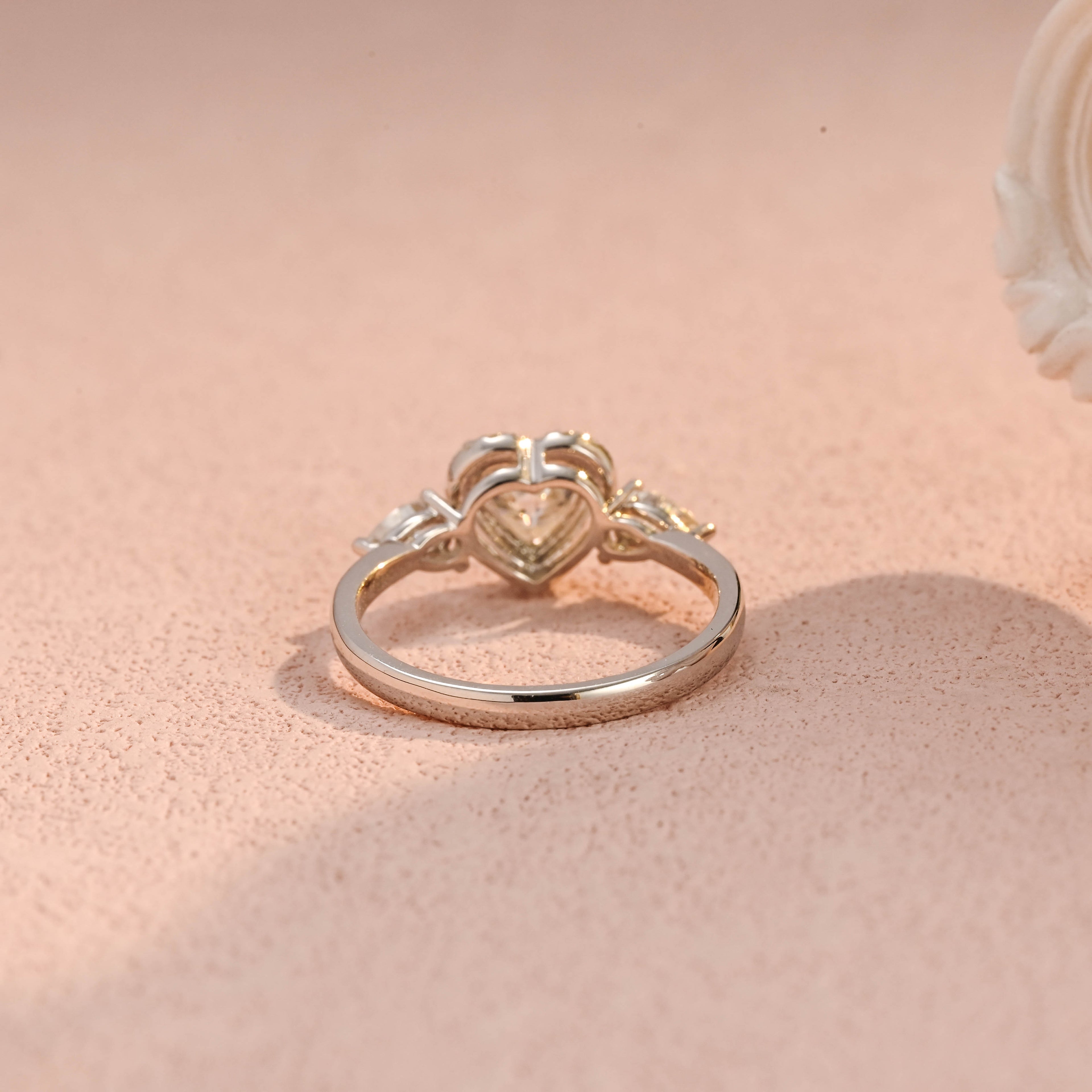 IGI Certified Heart Shaped Lab Grown Diamond Ring | 1-3 CT | D VS1 EX | 14K 18K Gold & Platinum