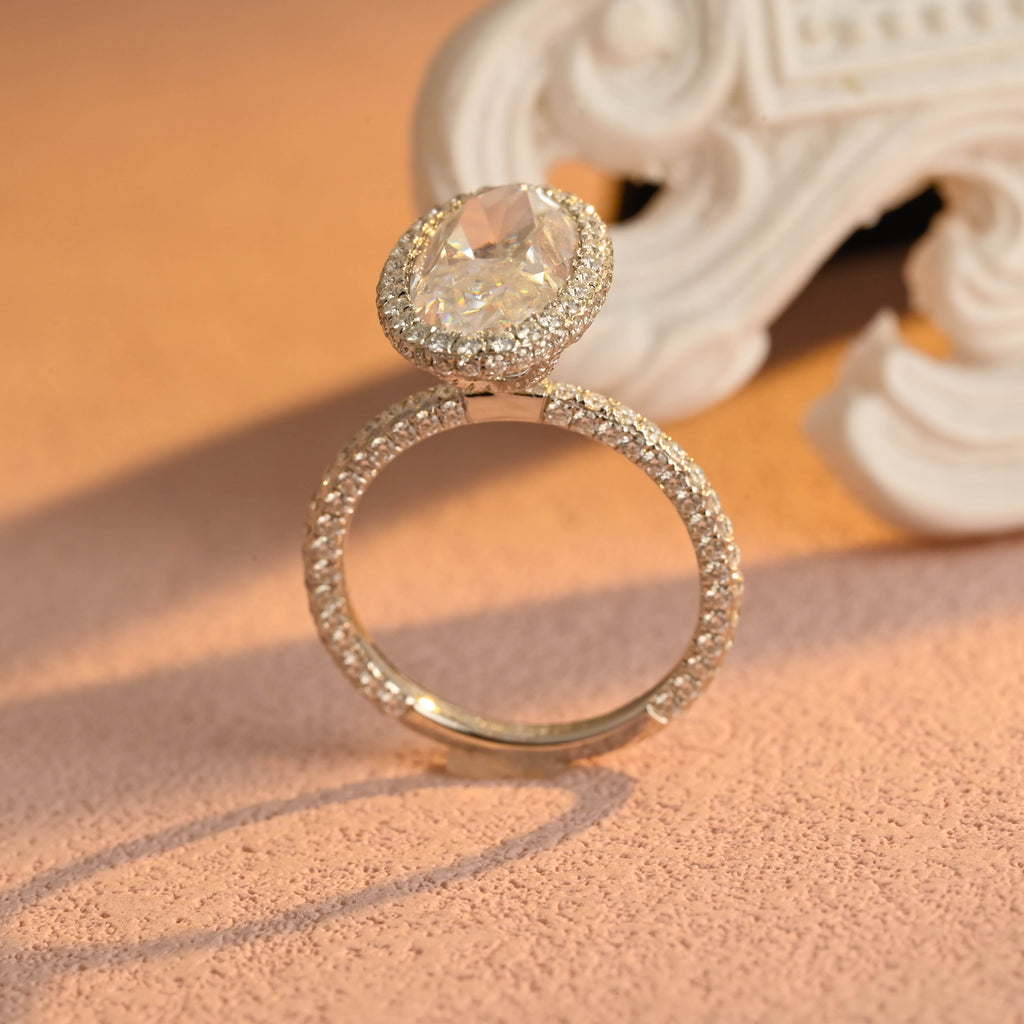 IGI Certified 1-5 Carat Oval Cut Lab Grown Diamond Ring | D VS1 EX | 14K 18K Gold & Platinum