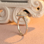 IGI Certified 1-5 Carat Pear Shaped Lab Grown Diamond Ring | D VS1 EX | 14K 18K Gold & Platinum