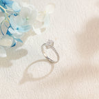 IGI Certified 1-5 Carat Pear Shaped Lab Grown Diamond Ring | D VS1 EX | 14K 18K Gold & Platinum