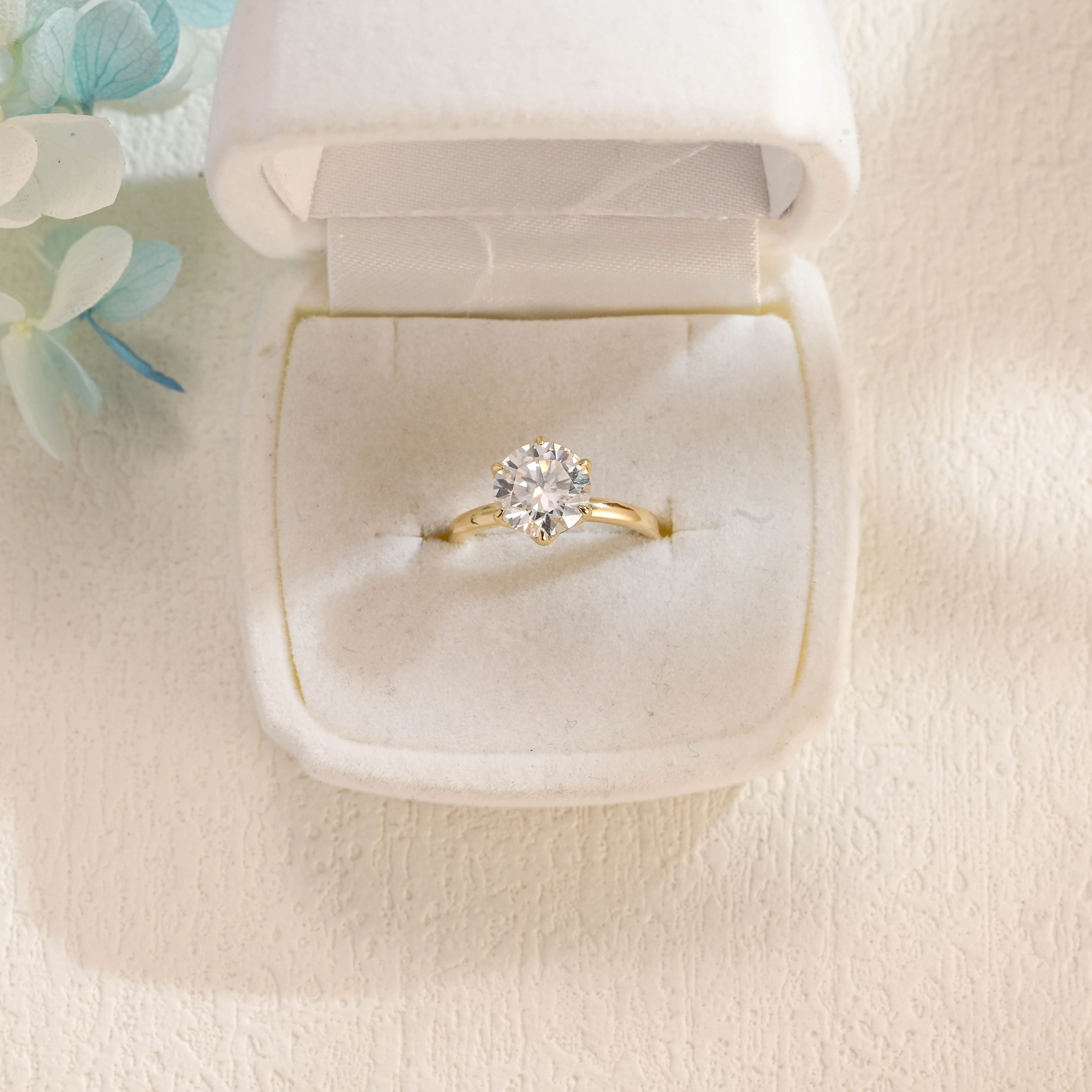 IGI Certified 1-5 Carat Round Brilliant Lab Grown Diamond Ring | D VS1 Ideal Cut | 14K 18K Gold & Platinum