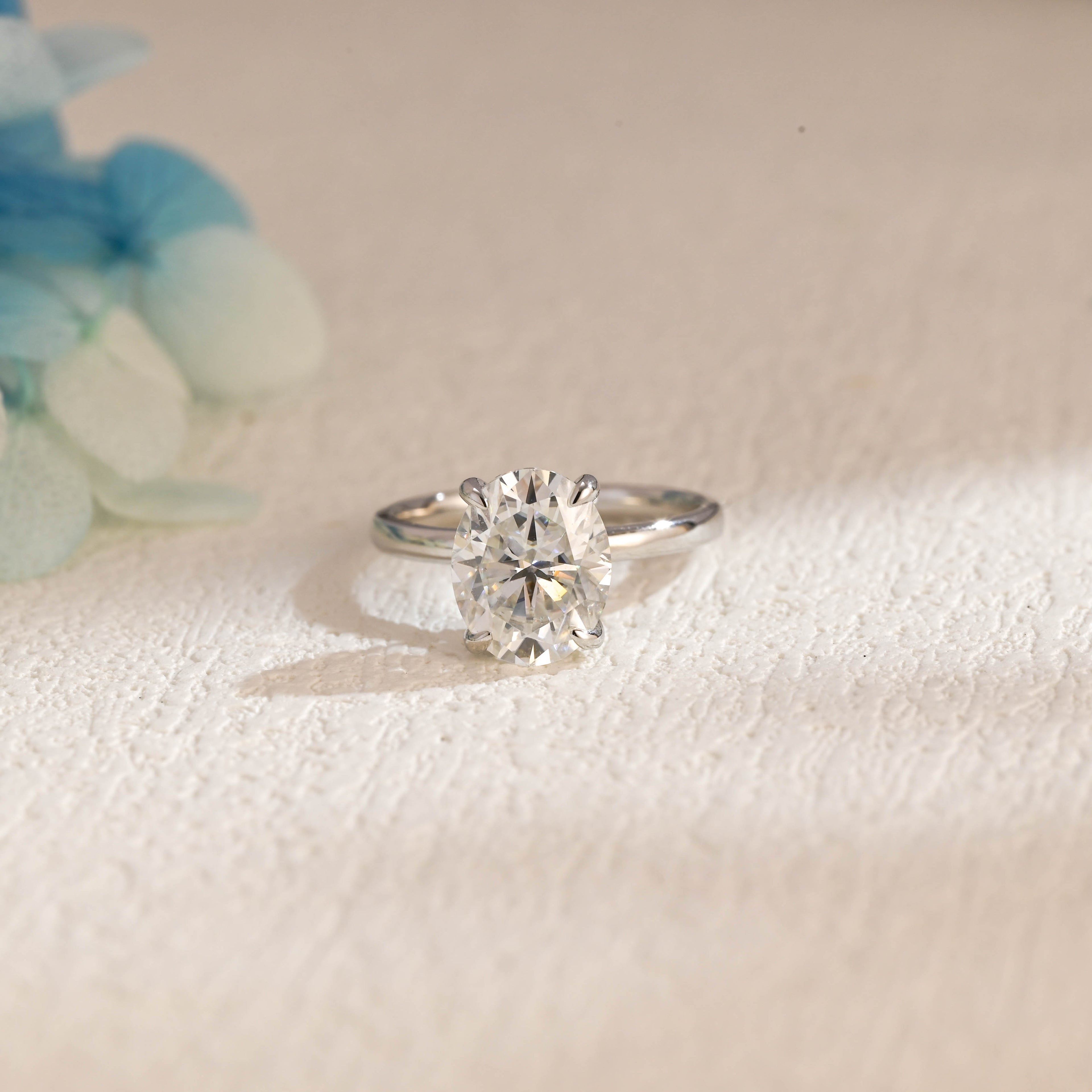 IGI Certified 1-5 Carat Oval Cut Lab Grown Diamond Ring | D VS1 EX | 14K 18K Gold & Platinum