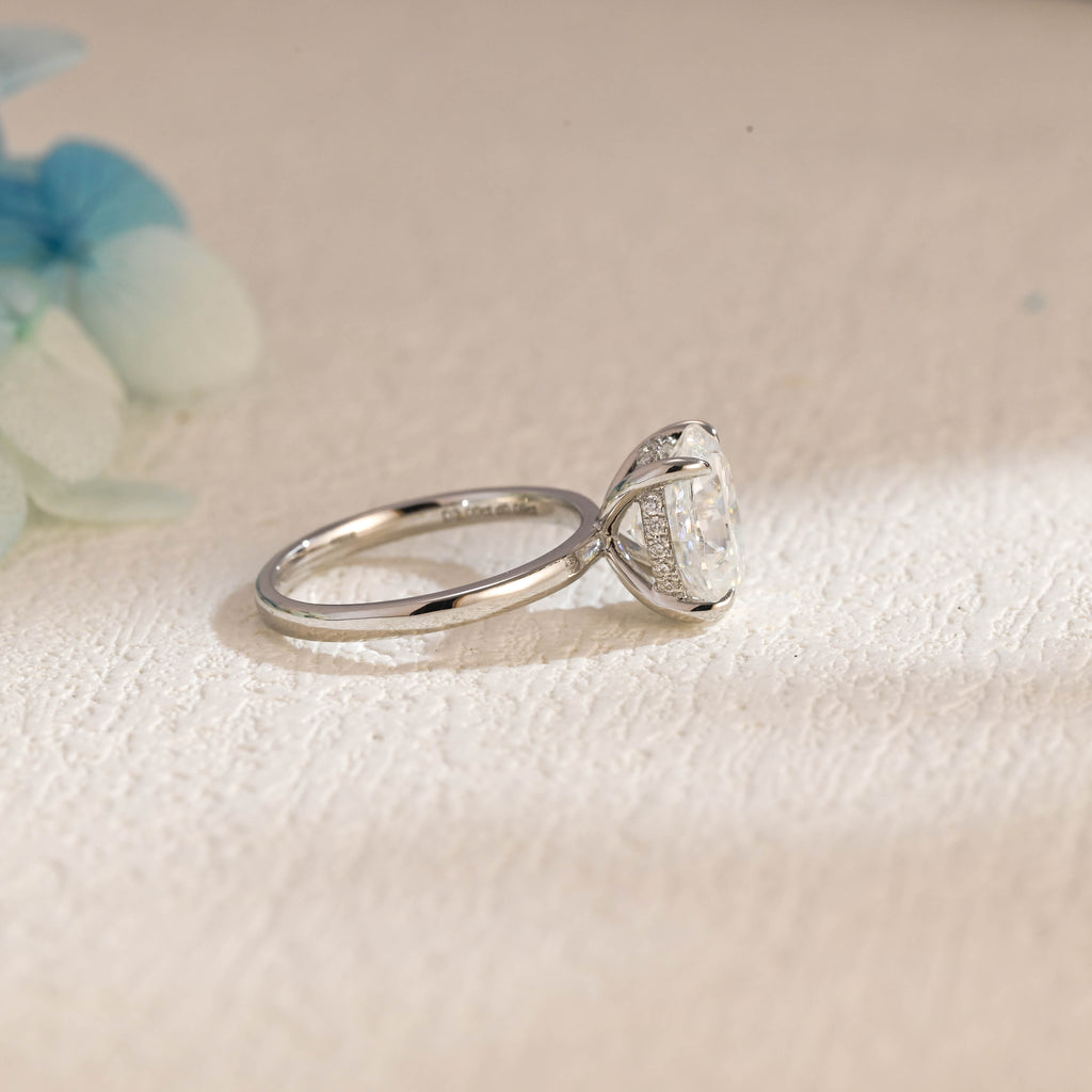 IGI Certified 1-5 Carat Oval Cut Lab Grown Diamond Ring | D VS1 EX | 14K 18K Gold & Platinum