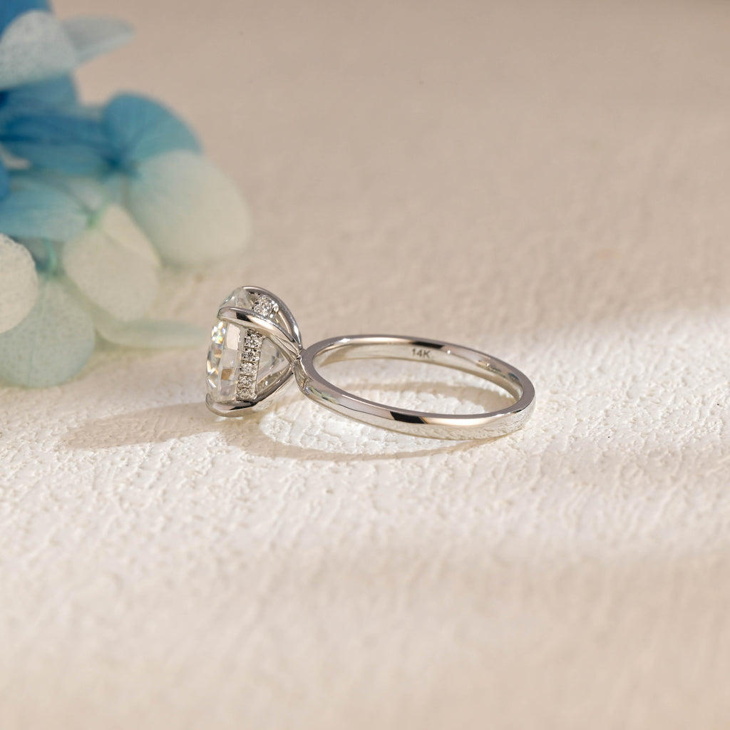 IGI Certified 1-5 Carat Oval Cut Lab Grown Diamond Ring | D VS1 EX | 14K 18K Gold & Platinum