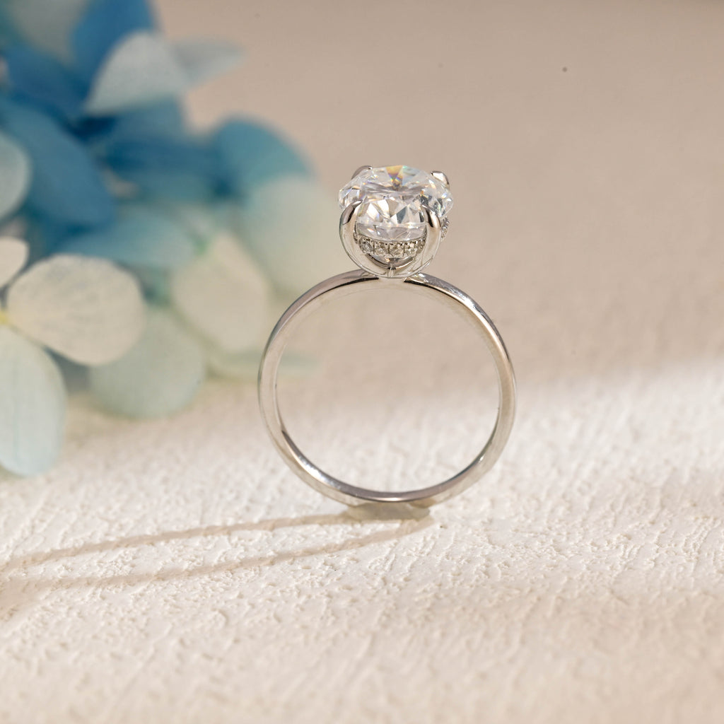 IGI Certified 1-5 Carat Oval Cut Lab Grown Diamond Ring | D VS1 EX | 14K 18K Gold & Platinum