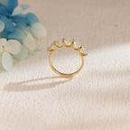 3.0 CTW Five-Stone Cushion Cut Lab Grown Diamond Band | D-E VVS-VS | 14K 18K Platinum