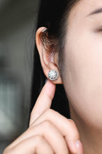IGI Certified Round Brilliant Lab Grown Diamond Stud Earrings | D VS1 Ideal Cut | 0.5-3 CTW