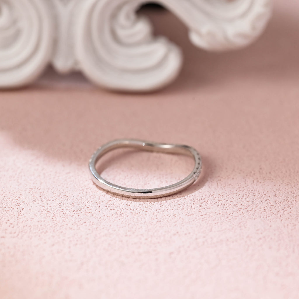 Classic Round Lab Grown Diamond Half Eternity Band | D-E VVS-VS | 14K 18K Gold & Platinum