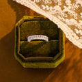 3.3 CTW Emerald & Radiant Cut Lab Grown Diamond Eternity Band | D-E VVS-VS | 14K 18K Platinum