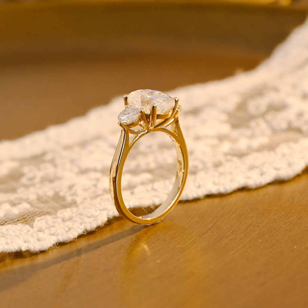 IGI Certified 1-5 Carat Oval Cut Lab Grown Diamond Ring | D VS1 EX | 14K 18K Gold & Platinum