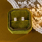 IGI Certified Emerald Cut Lab Grown Diamond Stud Earrings | D VS1 EX | 1-3 CTW | 14K 18K Gold & Platinum