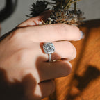 IGI Certified 1-3 Carat Cushion Cut Lab Grown Diamond Ring | D VS1 EX | 14K 18K  Gold & Platinum