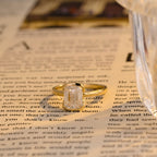 IGI Certified 1-5 Carat Emerald Cut Lab Grown Diamond Ring | D VS1 EX | 14K 18K Gold & Platinum