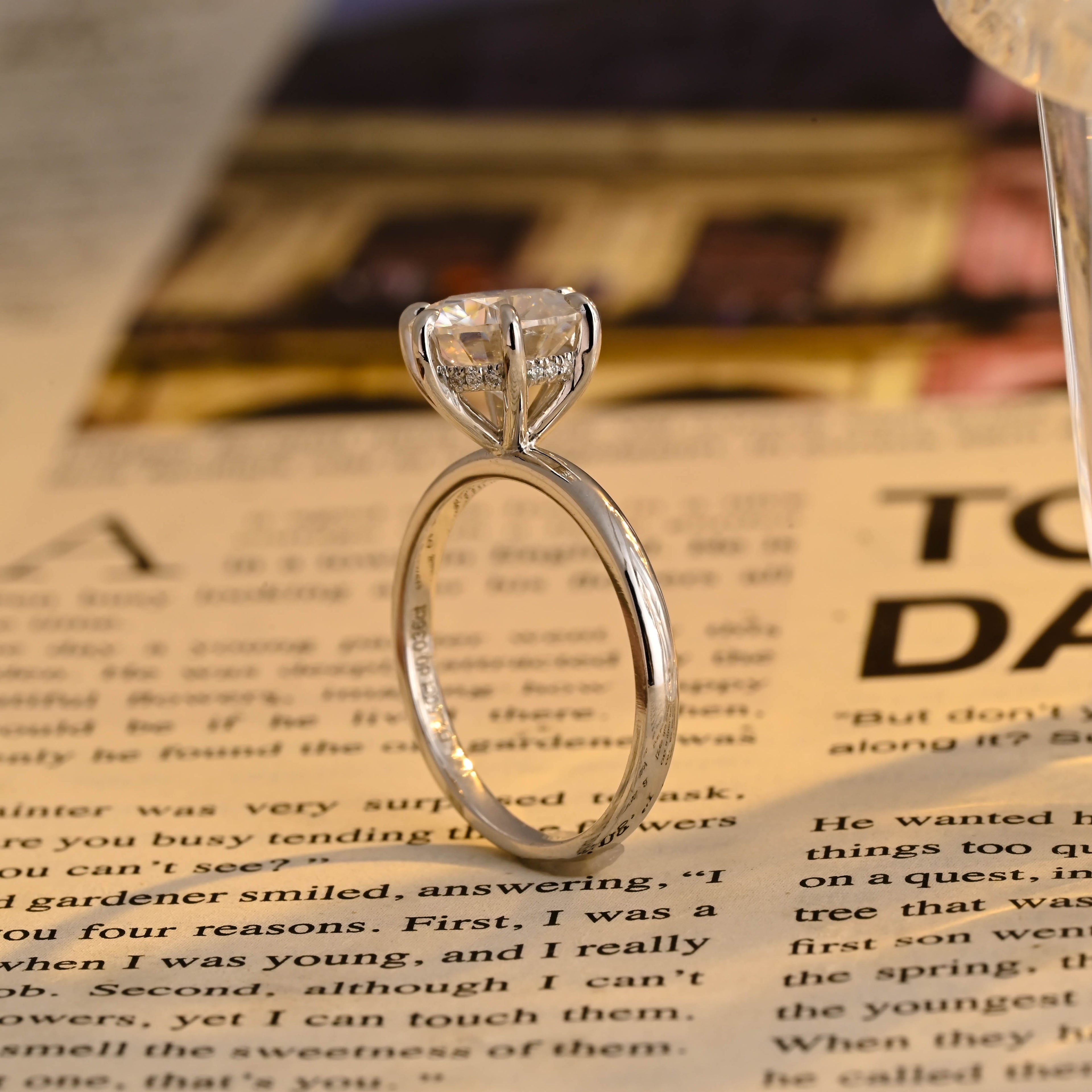 IGI Certified 1-5 Carat Round Brilliant Lab Grown Diamond Ring | D VS1 Ideal Cut | 14K 18K Gold & Platinum