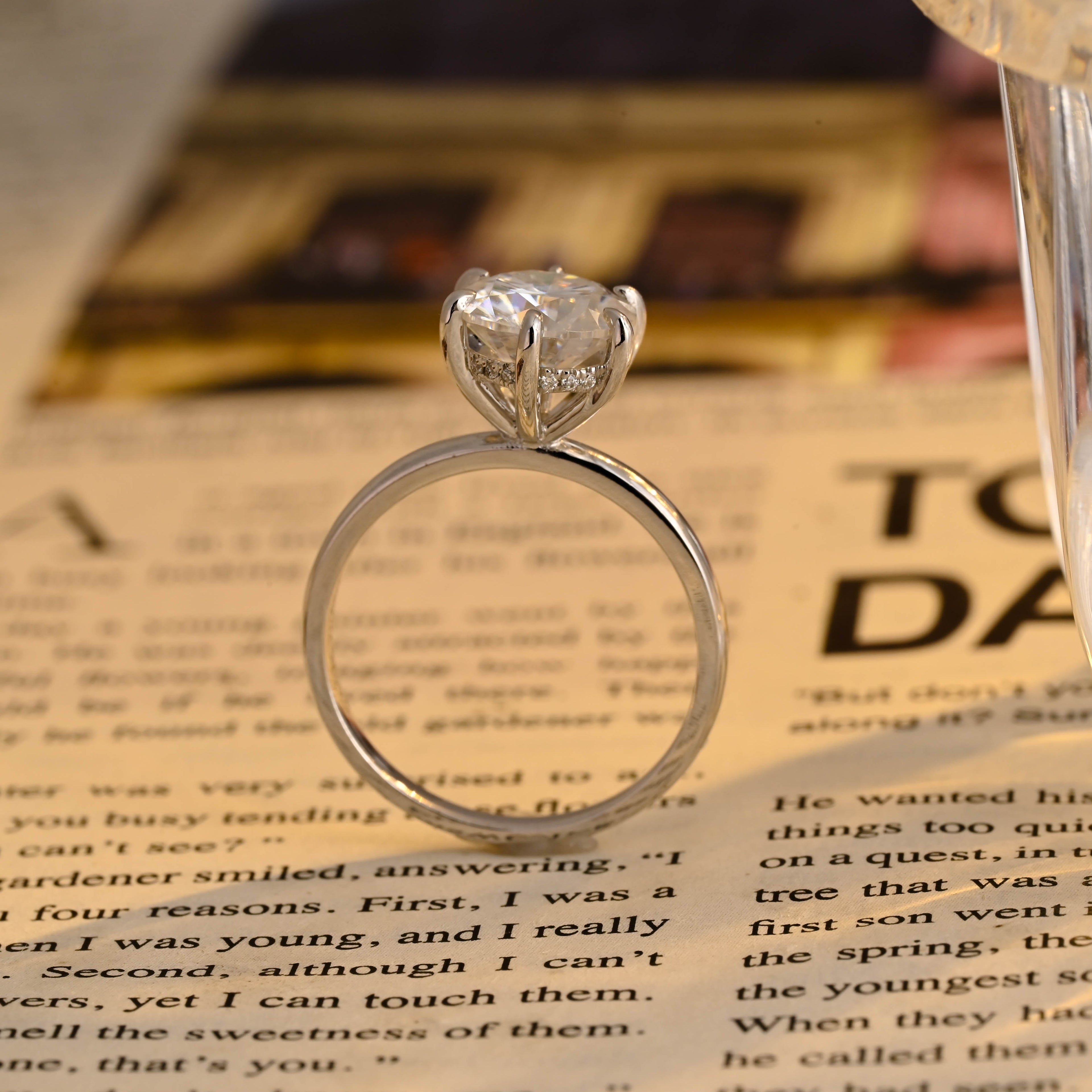 IGI Certified 1-5 Carat Round Brilliant Lab Grown Diamond Ring | D VS1 Ideal Cut | 14K 18K Gold & Platinum