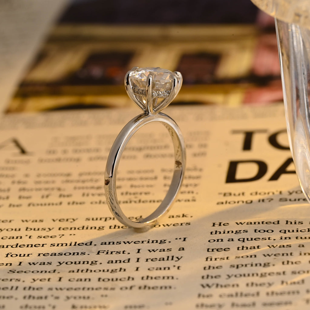 IGI Certified 1-5 Carat Round Brilliant Lab Grown Diamond Ring | D VS1 Ideal Cut | 14K 18K Gold & Platinum