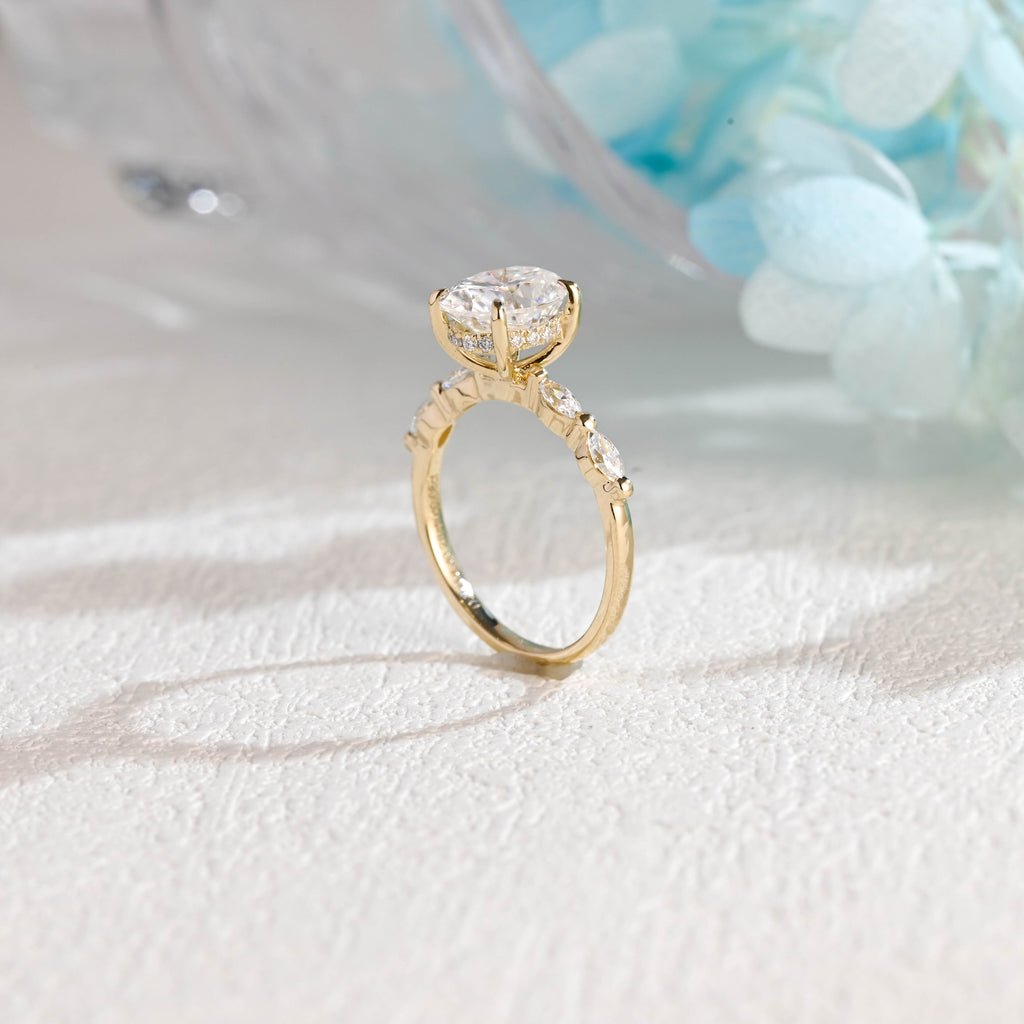 IGI Certified 1-5 Carat Oval Cut Lab Grown Diamond Ring | D VS1 EX | 14K 18K Gold & Platinum