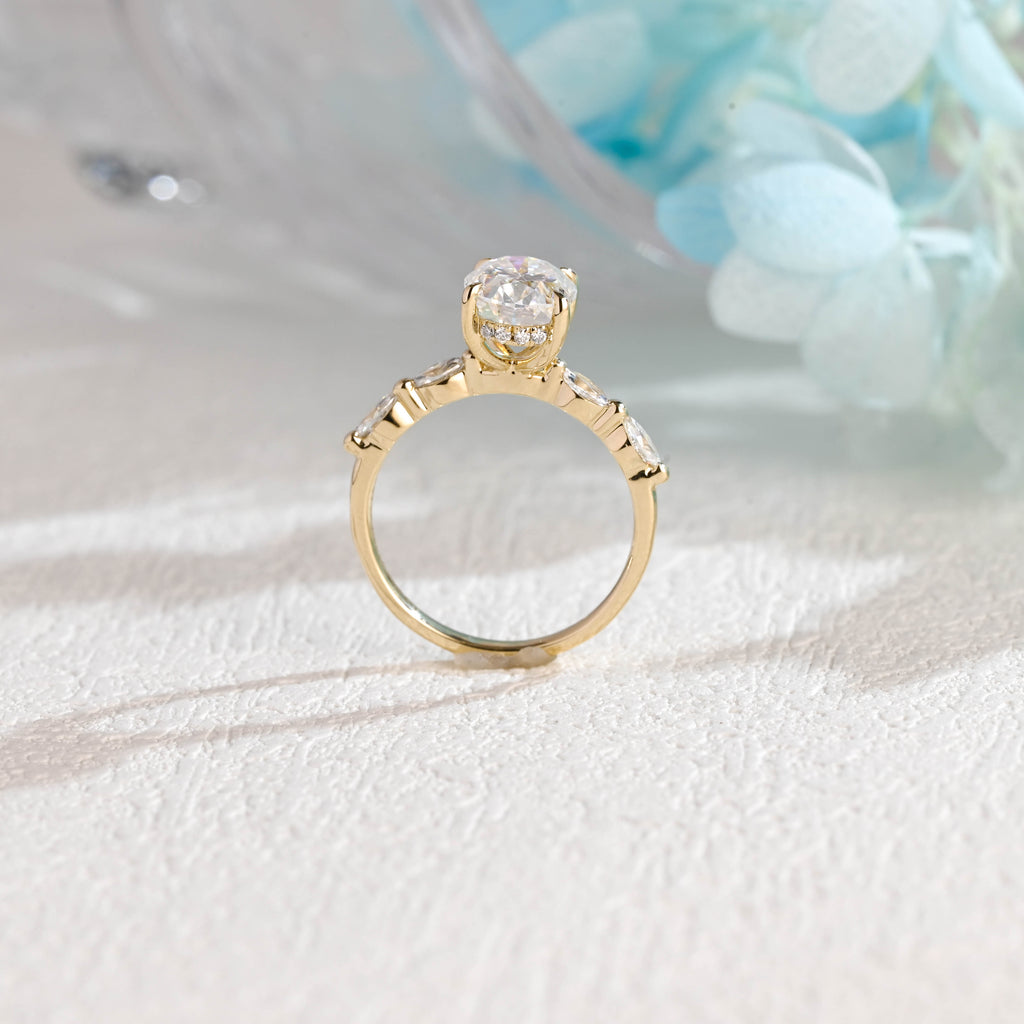 IGI Certified 1-5 Carat Oval Cut Lab Grown Diamond Ring | D VS1 EX | 14K 18K Gold & Platinum