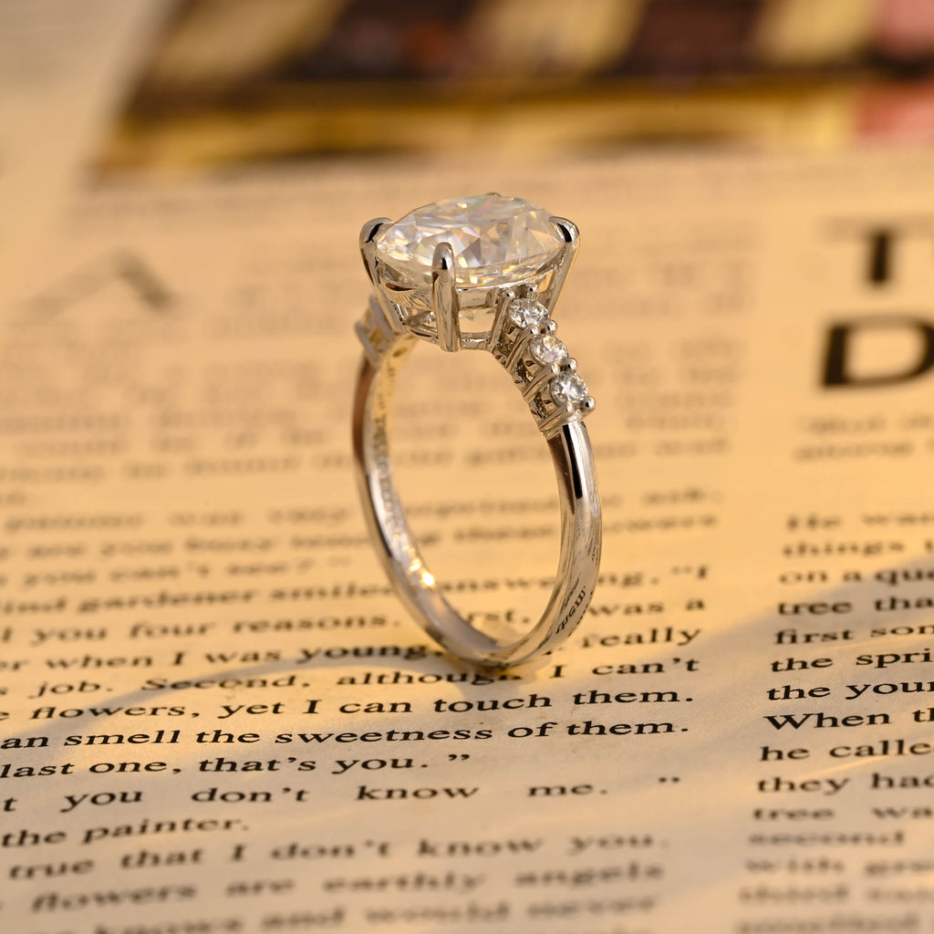 IGI Certified 1-5 Carat Oval Cut Lab Grown Diamond Ring | D VS1 EX | 14K 18K Gold & Platinum