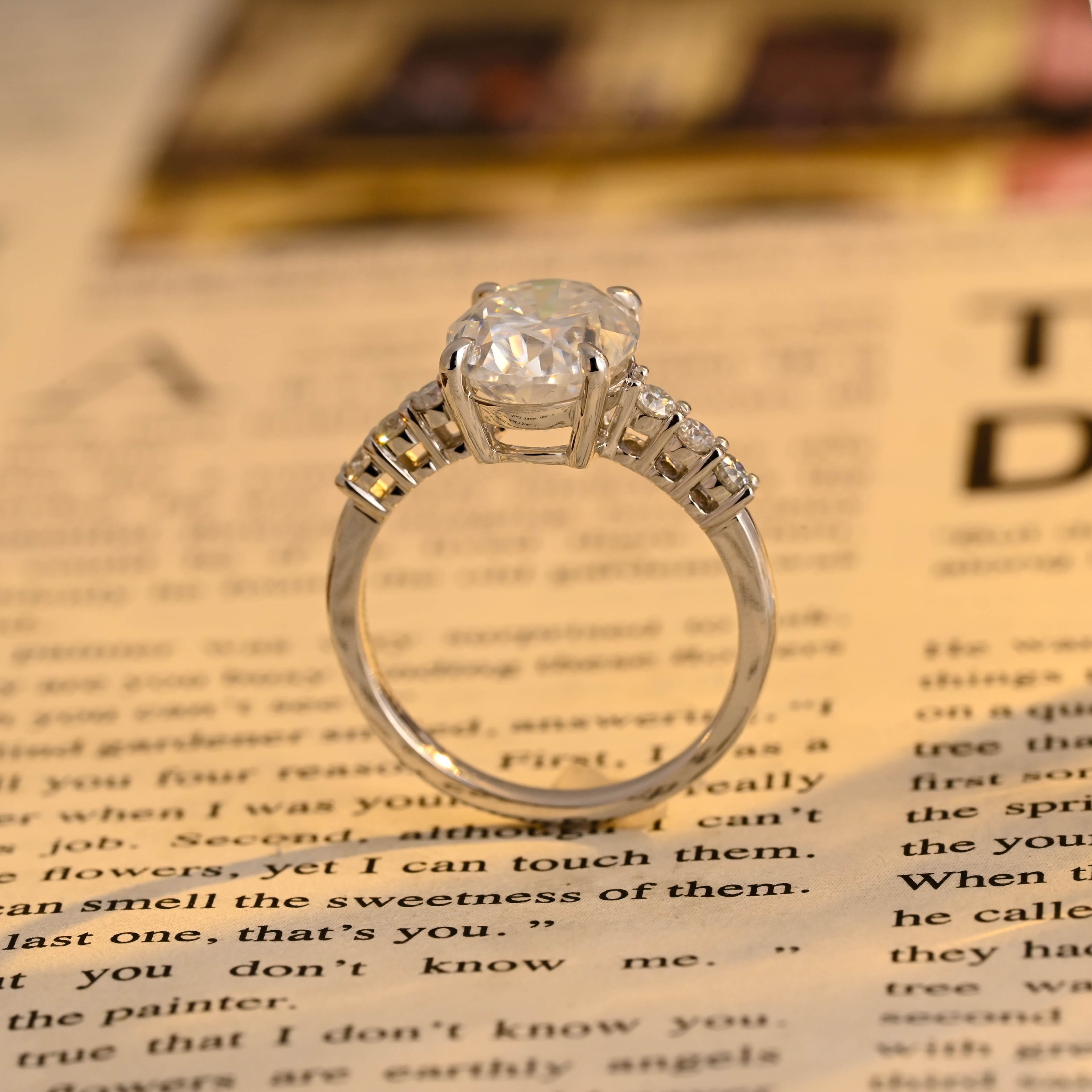 IGI Certified 1-5 Carat Oval Cut Lab Grown Diamond Ring | D VS1 EX | 14K 18K Gold & Platinum