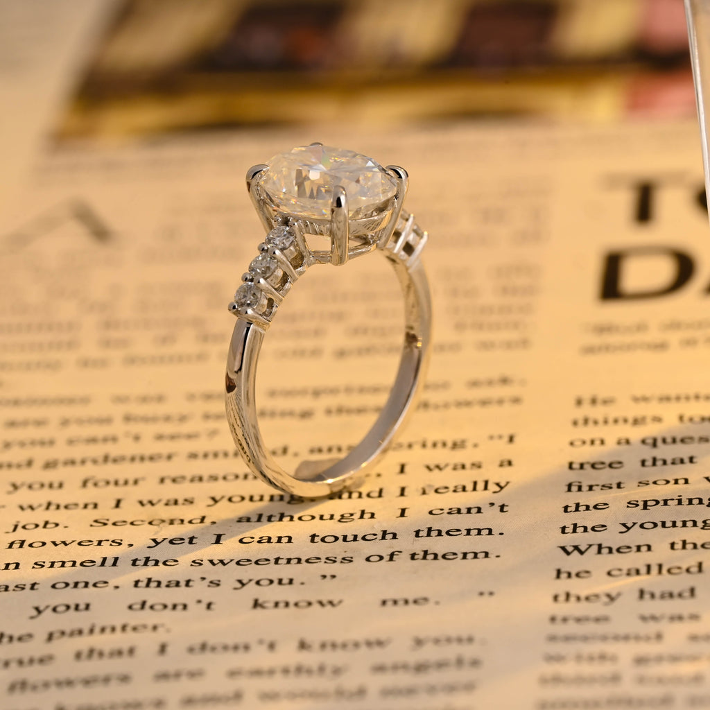 IGI Certified 1-5 Carat Oval Cut Lab Grown Diamond Ring | D VS1 EX | 14K 18K Gold & Platinum