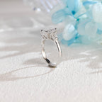 IGI Certified 1-5 Carat Emerald Cut Lab Grown Diamond Ring | D VS1 EX | 14K 18K Gold & Platinum