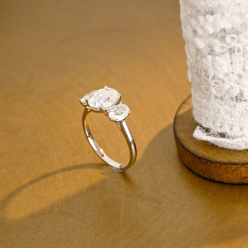 IGI Certified 1-5 Carat Oval Cut Lab Grown Diamond Ring | D VS1 EX | 14K 18K Gold & Platinum