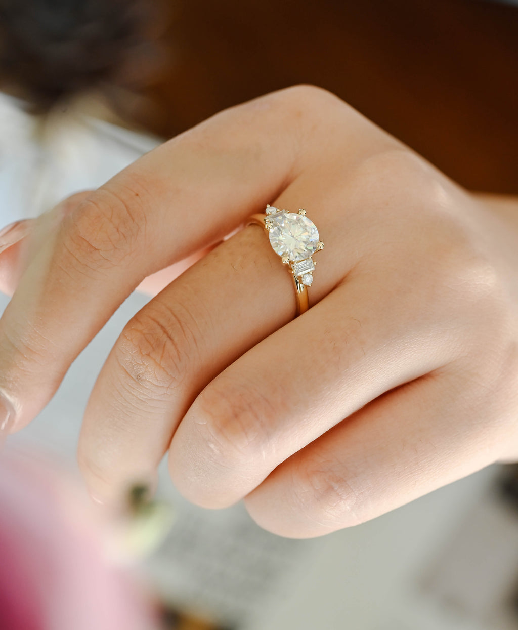 IGI Certified 1-5 Carat Round Brilliant Lab Grown Diamond Ring | D VS1 Ideal Cut | 14K 18K Gold & Platinum