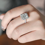 IGI Certified 1-5 Carat Radiant Cut Lab Grown Diamond Ring | D VS1 EX | 14K 18K Gold & Platinum