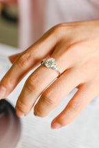 IGI Certified 1-5 Carat Oval Cut Lab Grown Diamond Ring | D VS1 EX | 14K 18K Gold & Platinum
