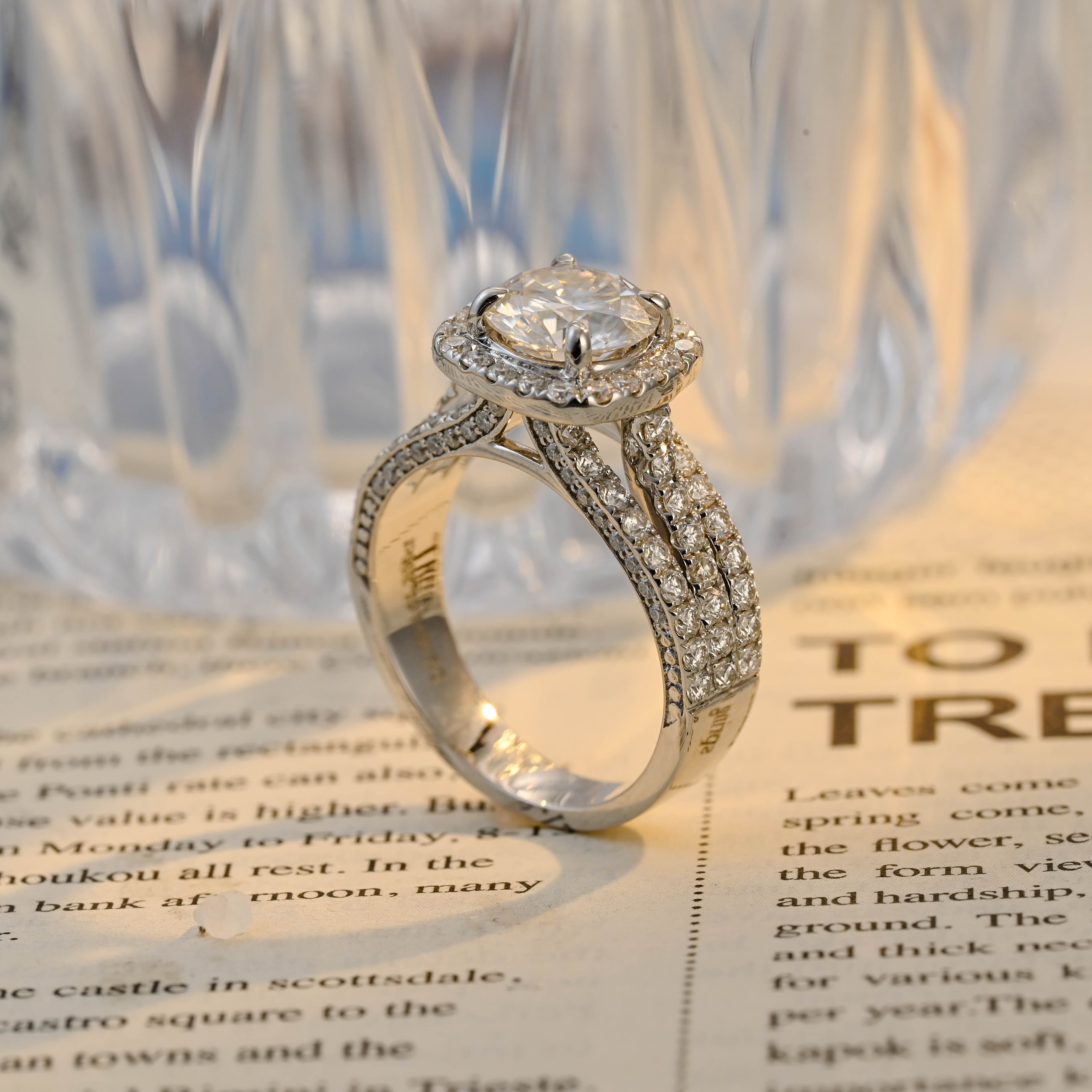 IGI Certified 1-5 Carat Round Brilliant Lab Grown Diamond Ring | D VS1 Ideal Cut | 14K 18K Gold & Platinum