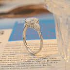 IGI Certified 1-5 Carat Oval Cut Lab Grown Diamond Ring | D VS1 EX | 14K 18K Gold & Platinum