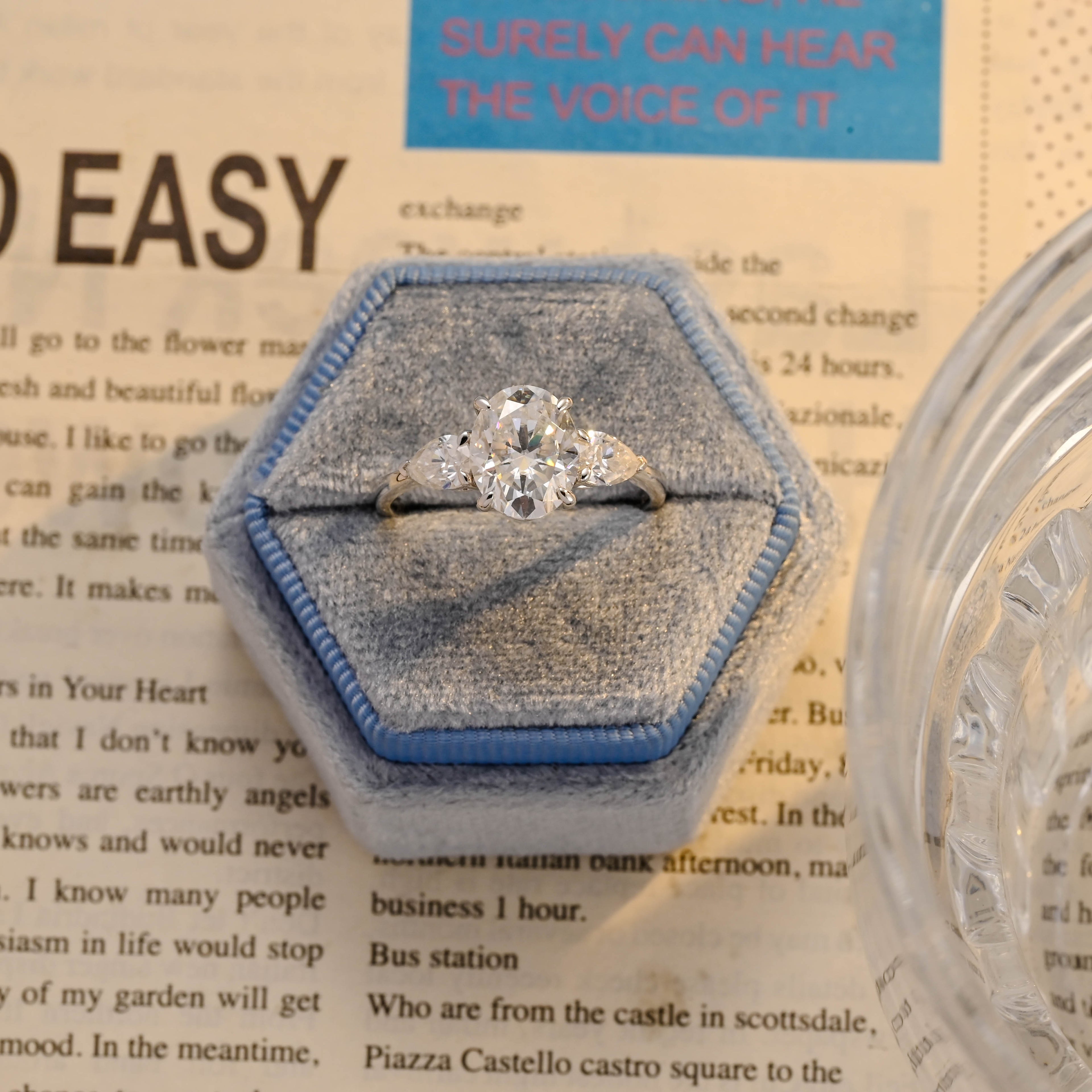 IGI Certified 1-5 Carat Oval Cut Lab Grown Diamond Ring | D VS1 EX | 14K 18K Gold & Platinum