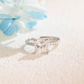 IGI Certified Princess Cut Lab Grown Diamond Ring - 1-5 CT D VS1 - 14K/18K Gold & Platinum
